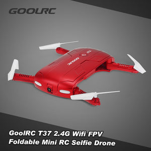 GoolRC T37 Wifi FPV HD Camera G-sensor Altitude Hold Foldable Mini Selfie RC Drone Quadcopter