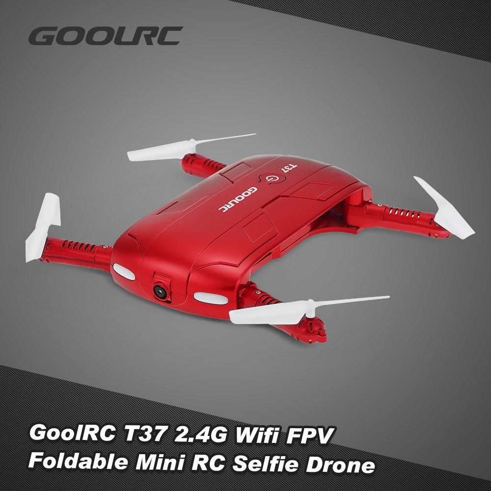 GoolRC T37 Wifi FPV HD Camera G-sensor Altitude Hold Foldable Mini Selfie RC Drone Quadcopter